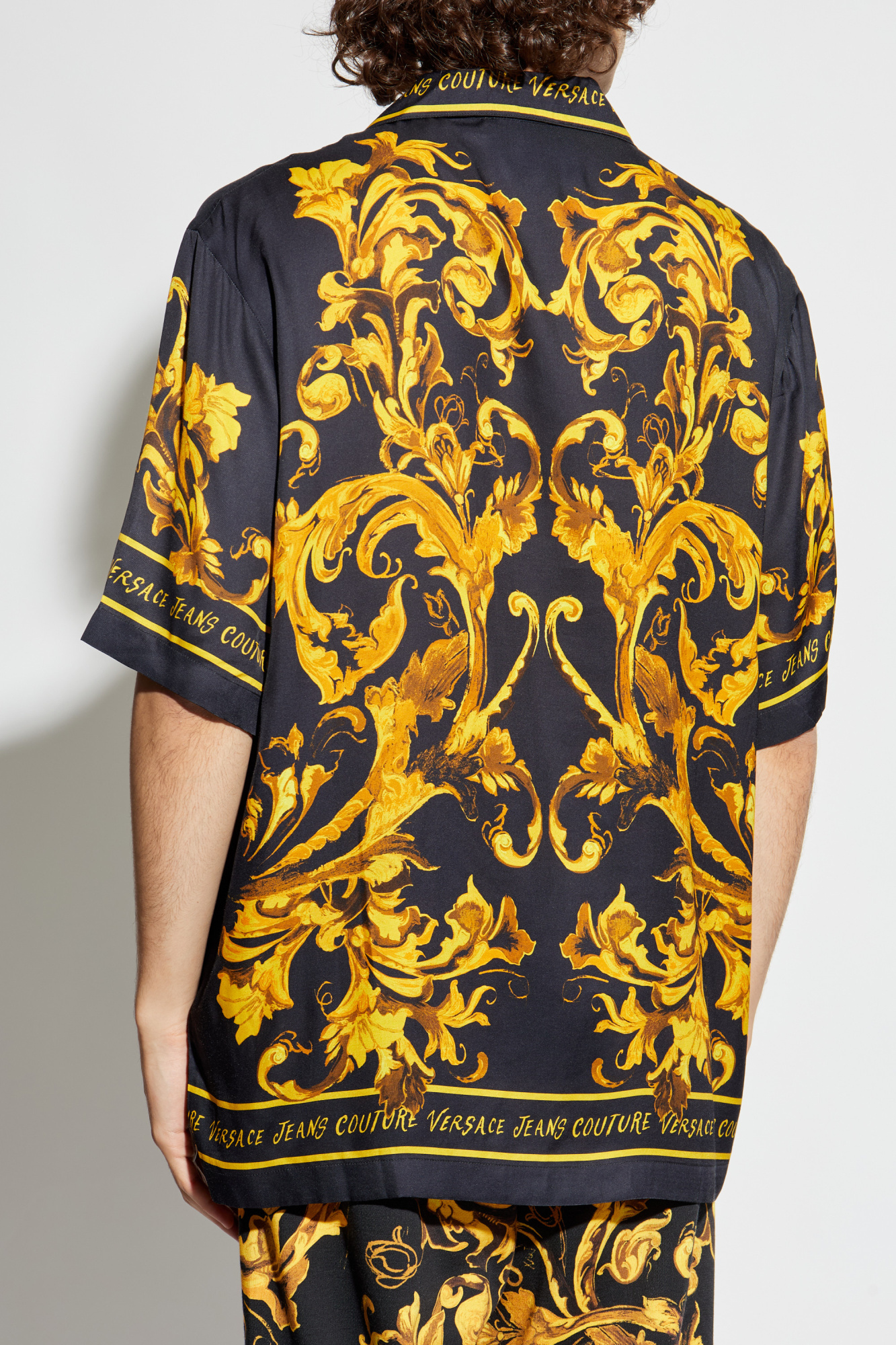 VERSACE シクネチャスキニシンス 78HAB5J0CDW00 909 Versace Jeans Couture Shirt with logo | Men's Clothing | Vitkac